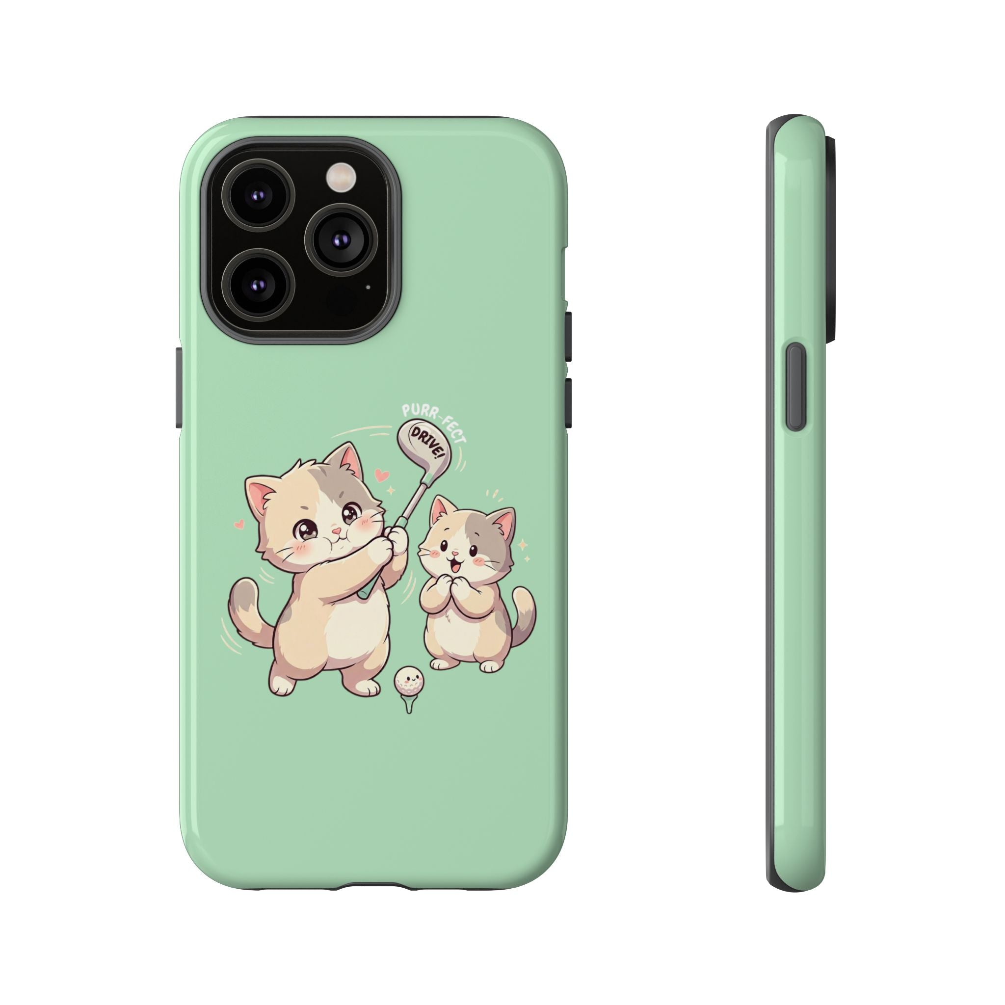 Kawaii Chubby Kittens Golf