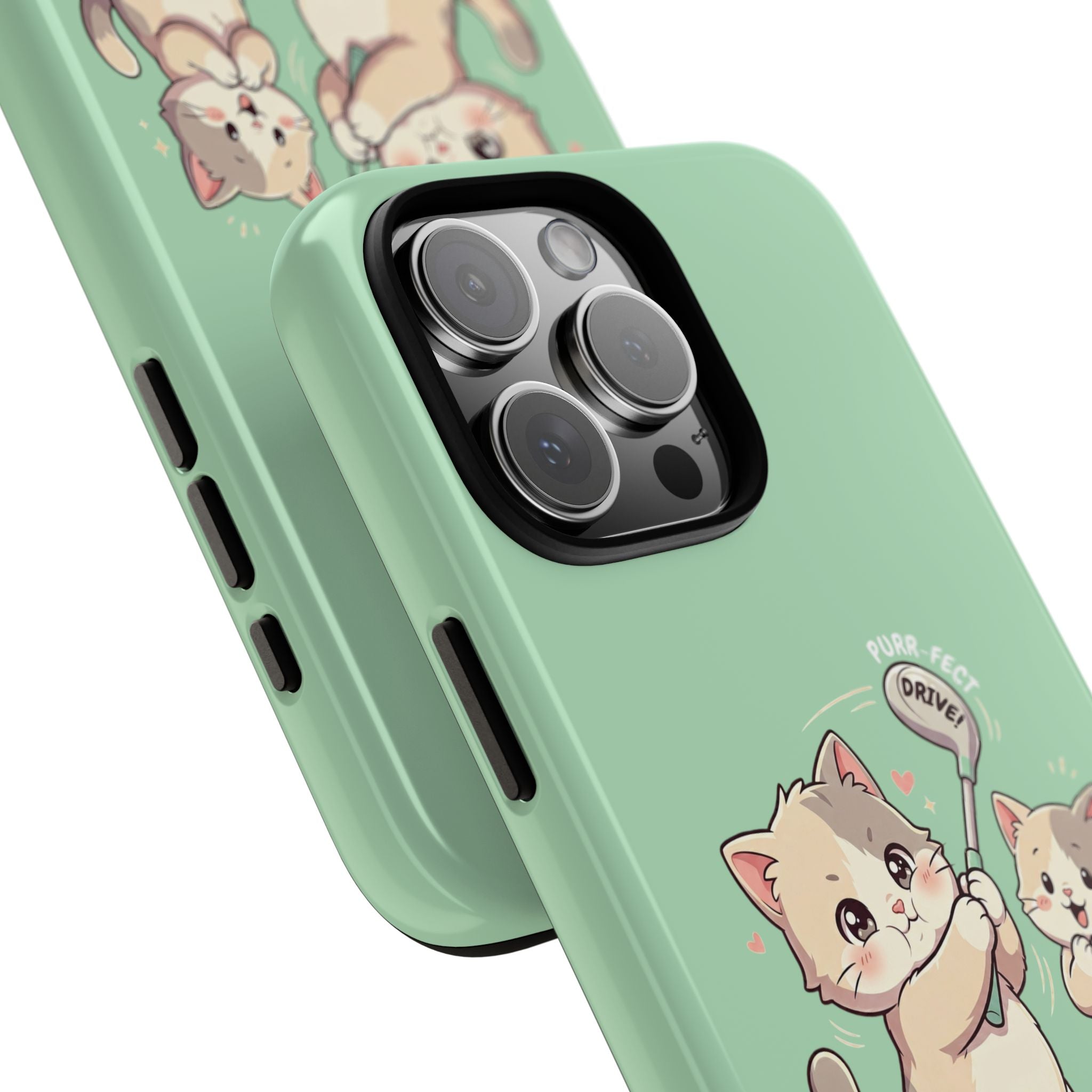 Kawaii Chubby Kittens Golf